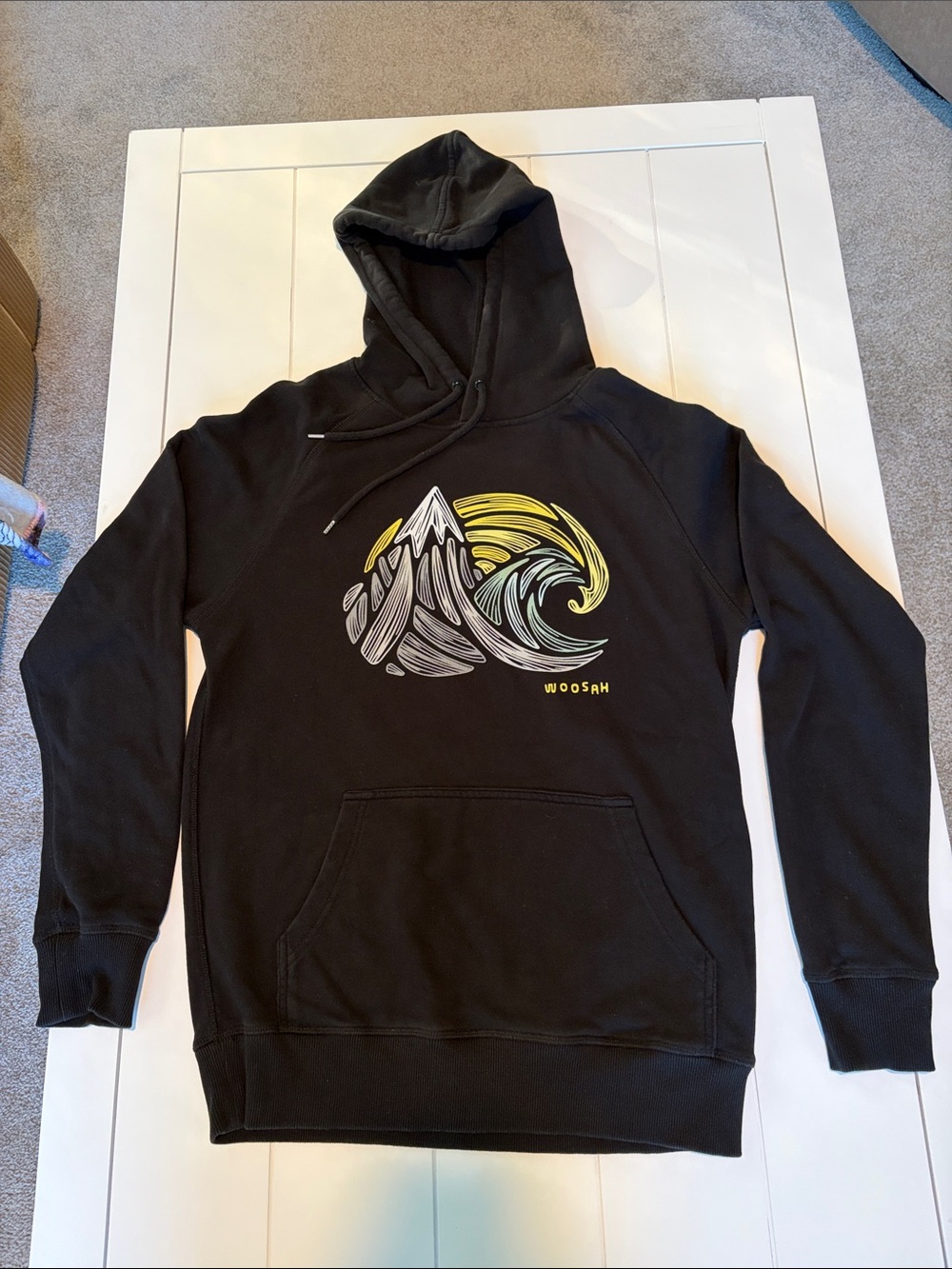 Woosah Outfitters Michigan Based Indie Brand Pullover Hoodie SZ M Like New